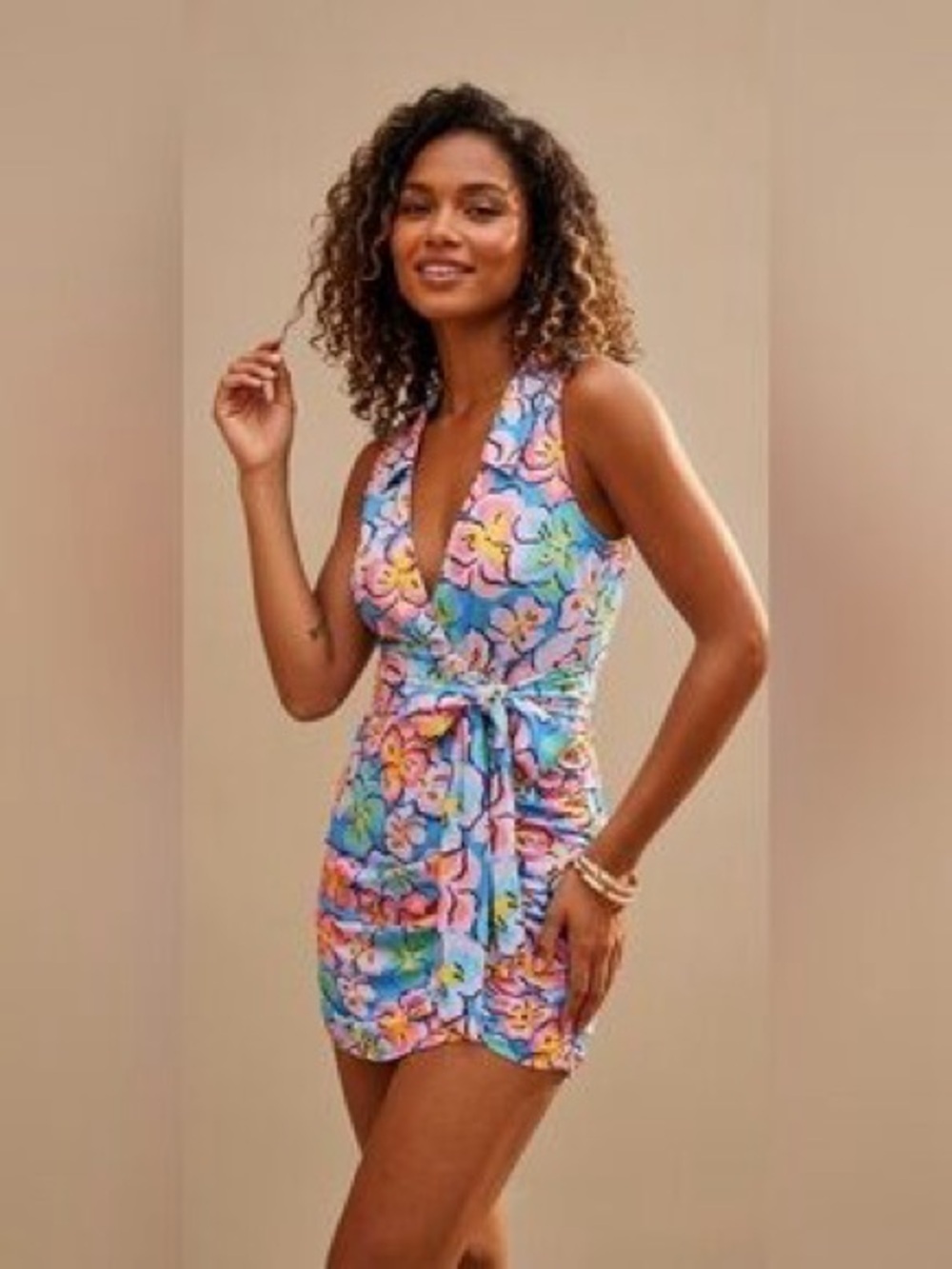 NWT For Love & Lemons Yasmin Floral Mini Dress